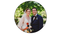 A bride and groom together under a veil after nashville wedding planners executed their ceremony