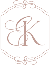 Elegant Kreation monogram in rose