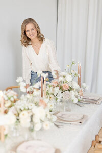 branding for wedding expert smiling