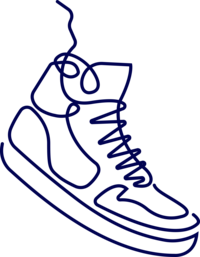 Executive online career coach from HR Mami Career Coaching represented by the Brand Icon “Steps Forward,” symbolizing professional growth and leadership development