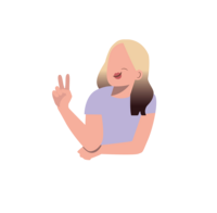 illustration of social media manager