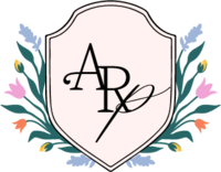 Amanda Richardson Photography Brand Crest with florals