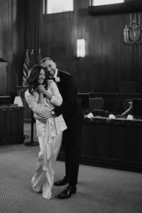 City Hall candid wedding photography