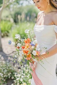 Spring outdoor wedding in malibu