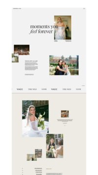 Sylvie showit website template