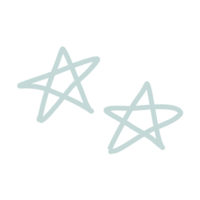 Hand drawn star icons