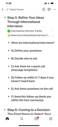 Job Dictionary clarity course screenshot