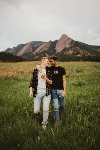 couple sitting on edge