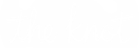 A white version of The Knot logo.