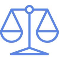 Image of a perfectly balanced scale, symbolizing how radical candor fosters trust at Erud AI.