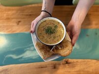Soup of the Day | Healthy Cafe Food | Weekly Feature | Homemade Cinnamon Buns | Cinnamon Soul Cafe