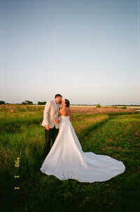 A romantic seaside elopement in the Maldives, with the couple celebrating on a private island.