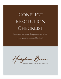 Image of the cover of the Conflict Resolution Checklist