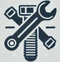 Illustration of tools representing air conditioning repair services