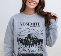 Yosemite National Park Sweatshirt - Sport Grey Thumbnail