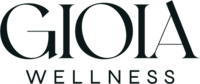 Gioia Wellness logo in black by Isla Luna Studio