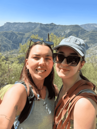 photo de nous Olivia et Andréa