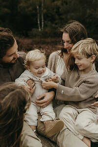 Gezinsshoot, heide, gezinsfotograaf