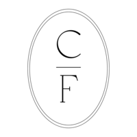 Black logo for the Curated Frame.
