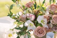 White floral bouquet for a wedding at MPCC in Pebble Beach, CA
