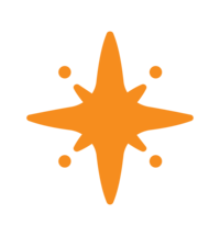Orange star brand element