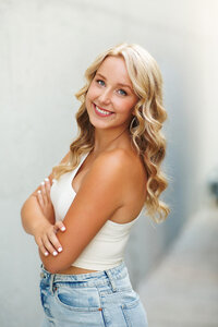 Makeup for Senior Pics in Minneapolis MN - Hey Girl Beauty Co. - Adam Hommerding Photography