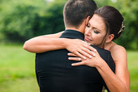 Couple celebrate their wedding day at the House on the hill wedding venue in Austin, Texas.