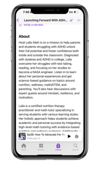 Launching Forward Podcast for ADHD support and growth