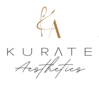 Kurate Aesthetics medspa logo design

