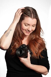 Portrait of Courteney, Associate photographer of Holly Douglas and Co.