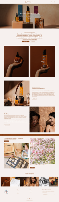 health and wellness brand and website design ecommerce, women business, entrepreneur