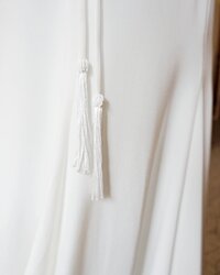 Bridal Jumpsuit with pearl top, available in plus size