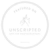 A white version of the Unscripted App logo.