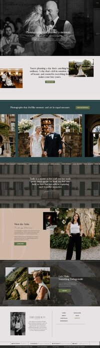 Homepage of Harry's website