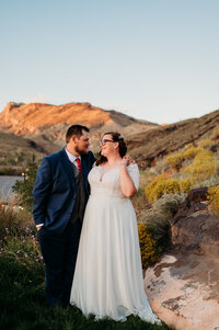 Toquerville intimate wedding with family and friends