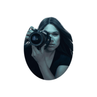 A marketing professional as a property photographer.