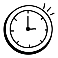Icon représentant une horloge.