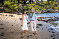 Couple on the beach, taken by Photographer in Kailua-Kona