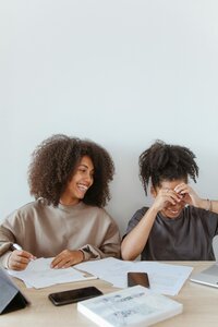Therapy session in Northern Virginia with therapist and teenager