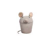 dětský koš na hračky Renata The Rat ve tvaru myšky od Loreny Canals.