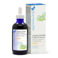 blue beautifly organic amalaki scalp oil serum for hair growth