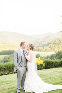 Purple & Teal Villa Nove Vineyards Summer Wedding-301