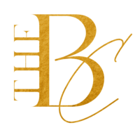 Branding icon in crushed gold for Harlow Blackthorne author community