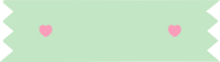 Simple illustration of green tape