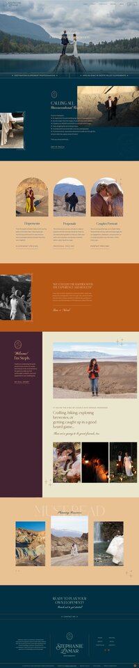 Homepage of Harry's website