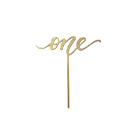 Gold _One_ Cake Topper