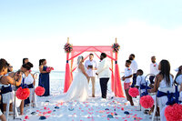 beach wedding photos