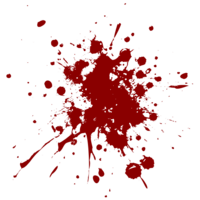 Red splatter of ink from The Dark Art Collective to give feeling of ink and custom tattoo work