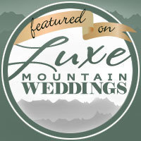 Luxe Mountain Wedding featured wedding photographer
