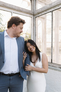 greenhouse holland michigan engagement session